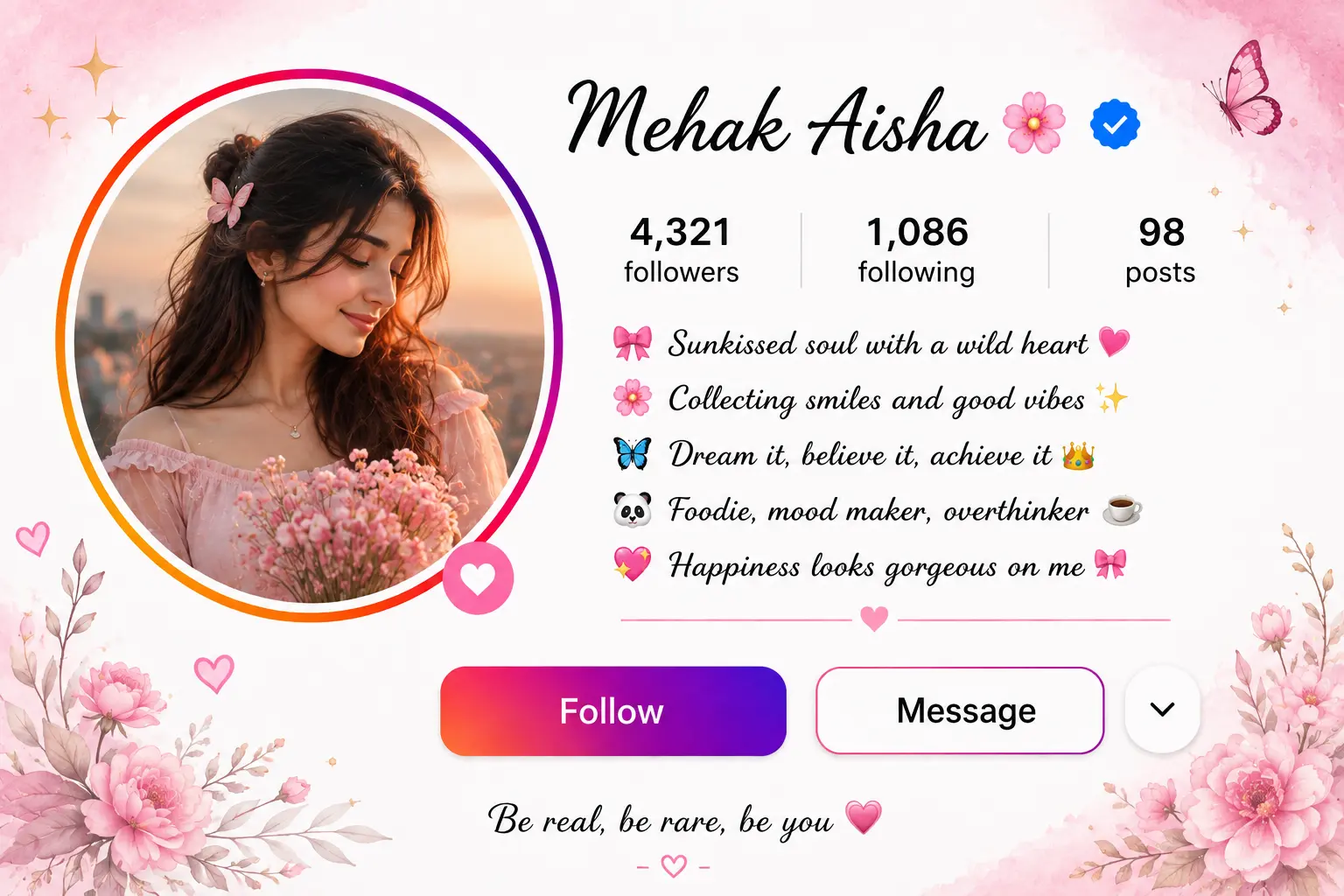 Instagram Bio for Girls: Cute, Stylish & Unique Ideas