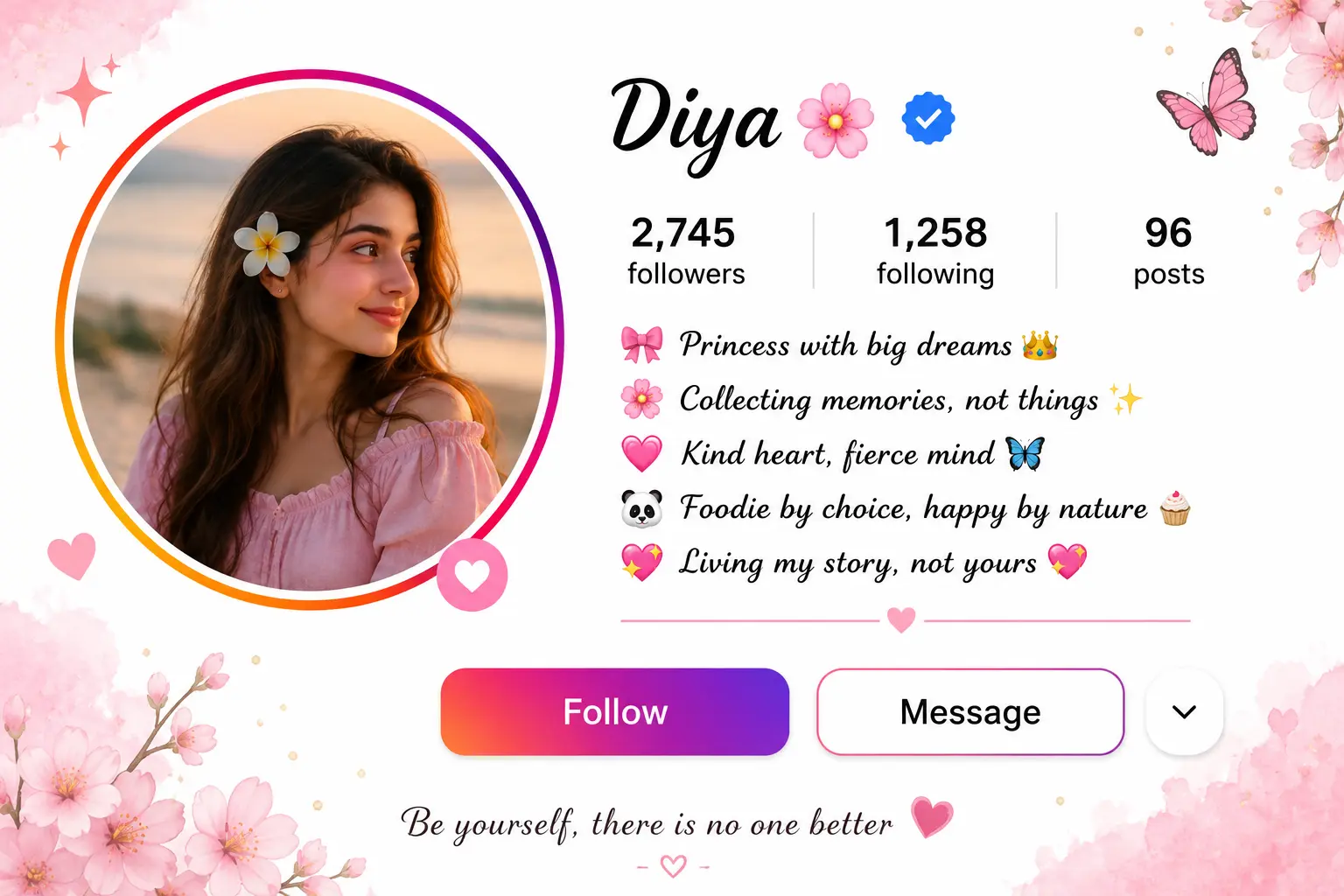 Instagram Bio for Girls: Cute, Stylish, and Unique Ideas 2 Instagram Bio for Girls: Cute, Stylish & Unique Ideas