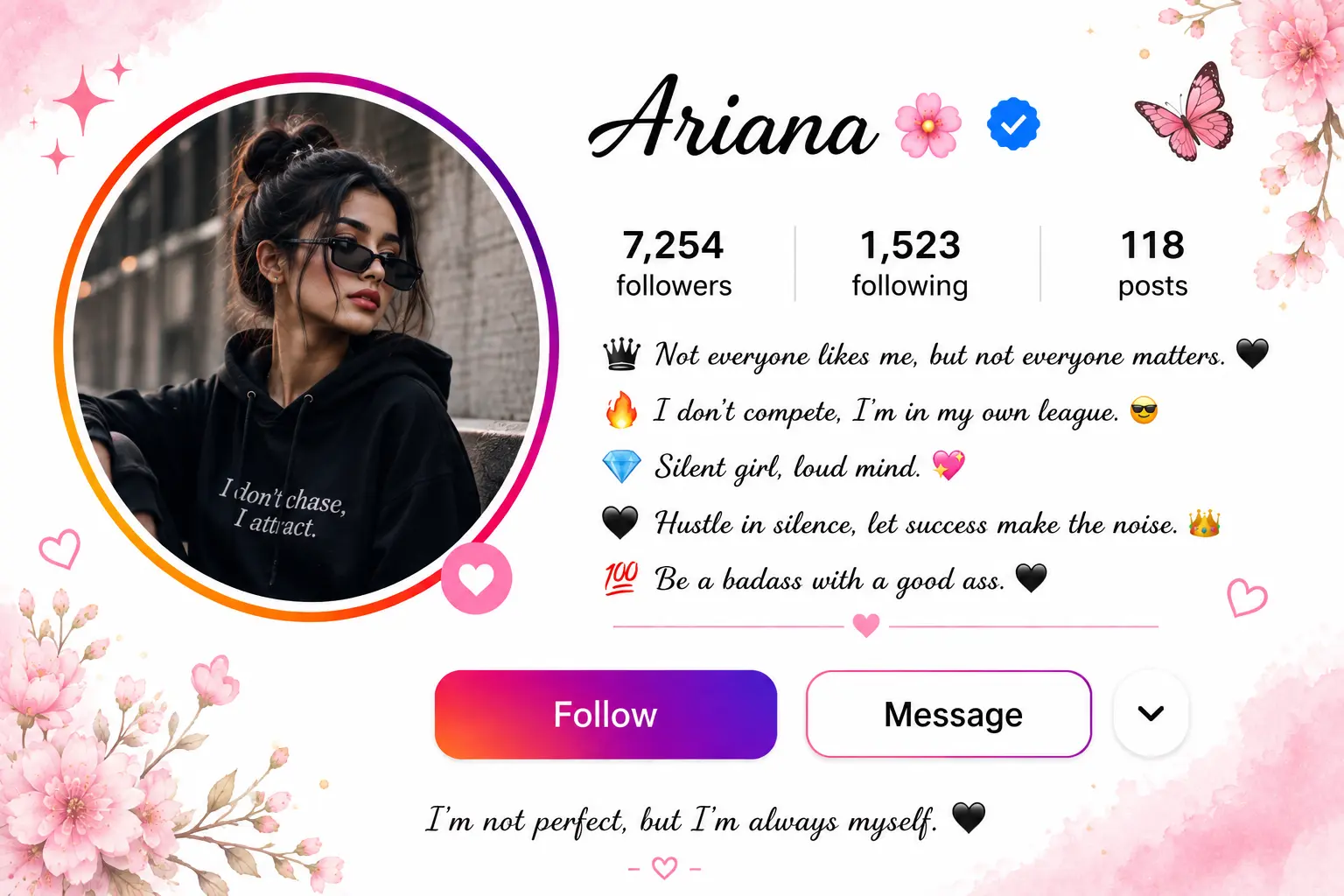 Instagram Bio for Girls: Cute, Stylish, and Unique Ideas 5 Instagram Bio for Girls: Cute, Stylish & Unique Ideas