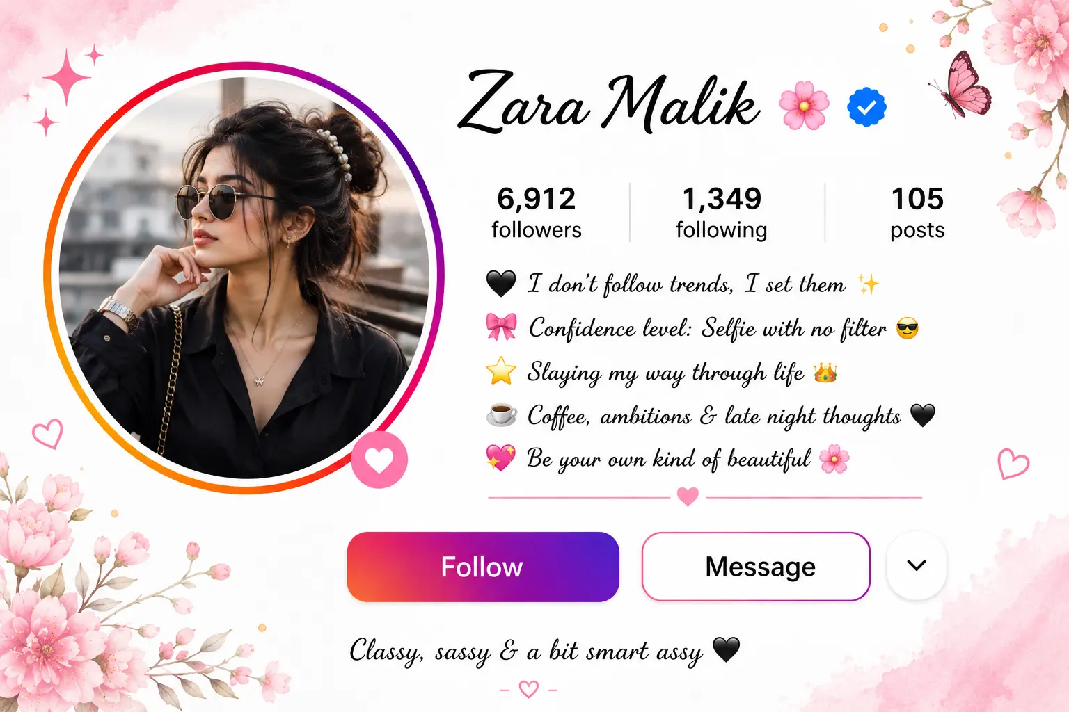 Instagram Bio for Girls: Cute, Stylish, and Unique Ideas 4 Instagram Bio for Girls: Cute, Stylish & Unique Ideas