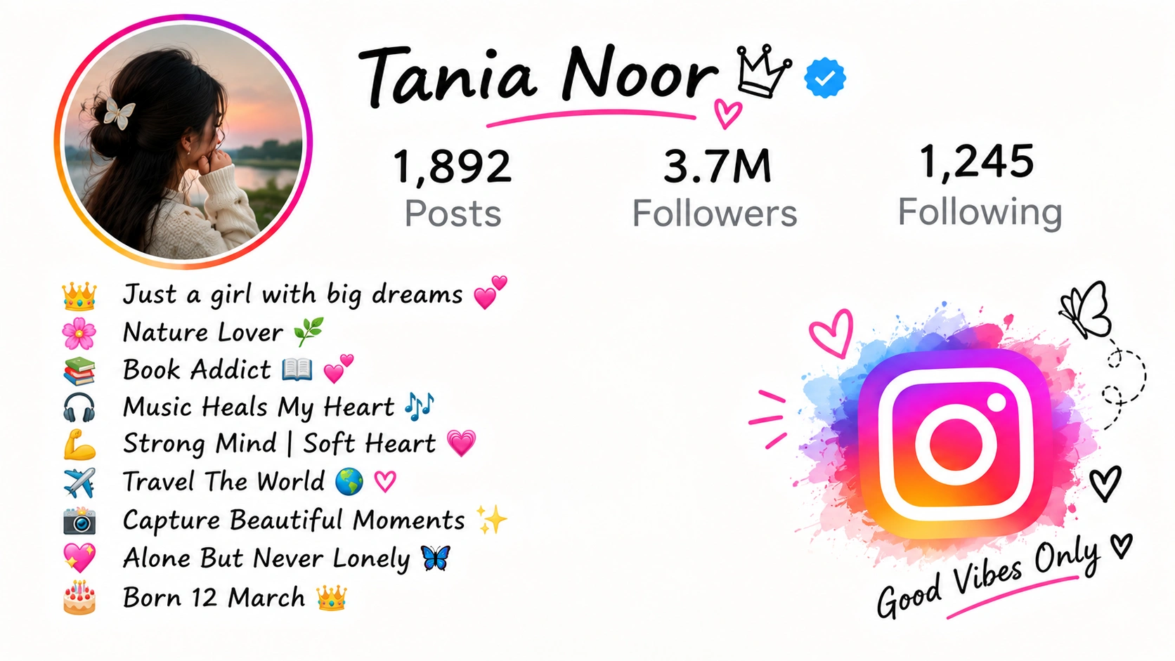 Alone Girl Bio for Instagram Stylish, Attitude, Sad and Independent Bios
